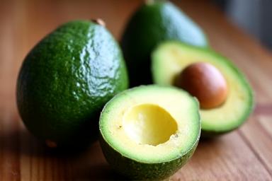 Ripe organic avocados on sale